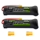 OVONIC 8.4V 5200mAh NiMH Battery Pack 7-Cell Flat with XT60 & TRX Plug for RC Vehicles