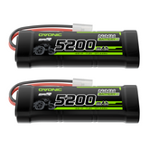 OVONIC 7.2V 5200mAh NiMH Battery Pack 6-Cell with Tamiya Plug for RC Cars & Trucks