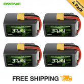 Ovonic Force 6S 1200mAh 150C LiPo Battery w/XT60 for 5" FPV Racing & Freestyle (1/2/4 Pack)
