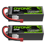 OVONIC 4S 7200mAh Hardcase 14.8V 130C LiPo Battery with T Plug