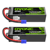 OVONIC 3S 7500mAh Hardcase 130C 11.1V Lipo Battery with EC5 Plug