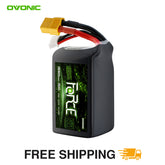 Ovonic Force 6S 1550mAh 150C 22.2V LiPo Battery w/ XT60 Plug for Aggressive FPV Freestyle & 7-inch Mid-Range Quad
