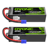 OVONIC 3S 6200mAh 11.1V 130C Lipo Battery with EC5 Plug