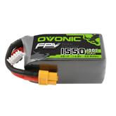 OVONIC 14.8V 1550mAh 4S 100C LiPo Battery Pack with XT60 Plug
