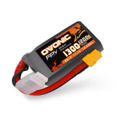 2x Ovonic 120C 3S1P 1300mAh 11.1V LiPo Battery for FPV - XT60 Plug - Ampow