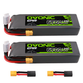 OVONIC 4S Lipo Battery 6700mAh 120C 14.8V with XT60 Plug for 1/8 scale RC Car