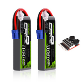 OVONIC 2S 8000mAh 7.4V 130C Lipo Battery with EC5 Connector