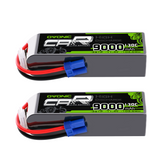 2xOVONIC 3S LiPo Battery 9000mAh 11.4V High Voltage 130C RC Battery with EC5 Plug Soft Case for RC Car Boat Truck Tank RC Racing Models