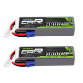 OVONIC 4S LiPo Battery 9000mAh 14.8V 130C RC Battery with EC5 Plug