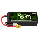 Ovonic Roam Series 6000mAh 6S 150C 22.2V Lipo Battery with XT90-S Anti Spark Plug