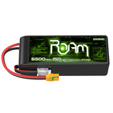 Ovonic Roam Series 6500mAh 6S1P 150C 22.2V Long Range Lipo Battery with XT90-S Anti Spark Plug for 6-10 Inch Long Range Cenilifter Multirotor X-Class