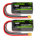 OVONIC 3S Lipo Battery 2200mAh 3S1P 35C 11.1V LiPo Battery with XT60 Plug
