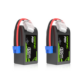 OVONIC 11.1V 80C 450mAh 3S LiPo Battery with EC2 Plug