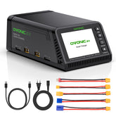 Ovonic X4 500W 4-Channel Smart RC Charger 15A per Channel Auto Power Allocation, 1-6S LiPo/Li-Ion/LiHV/LiFe & 3-18S NiMH, 3.5" IPS Display, 98% Efficiency