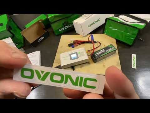 OVONIC Mate2 200W 12A Smart LiPo Balance Charger with LiPo Safe Bag for RC Batteries (LiPo/Li-ion/LiHV/LiFe 2-6S & NiMH 4-15S)