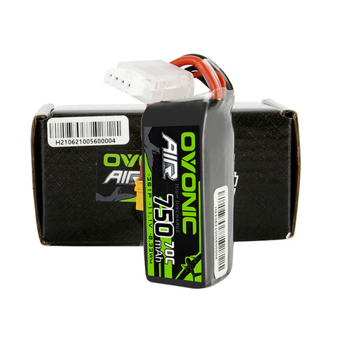 Ovonic 70C 3S 750mAh 11.1V LiPo Battery for FPV UAV