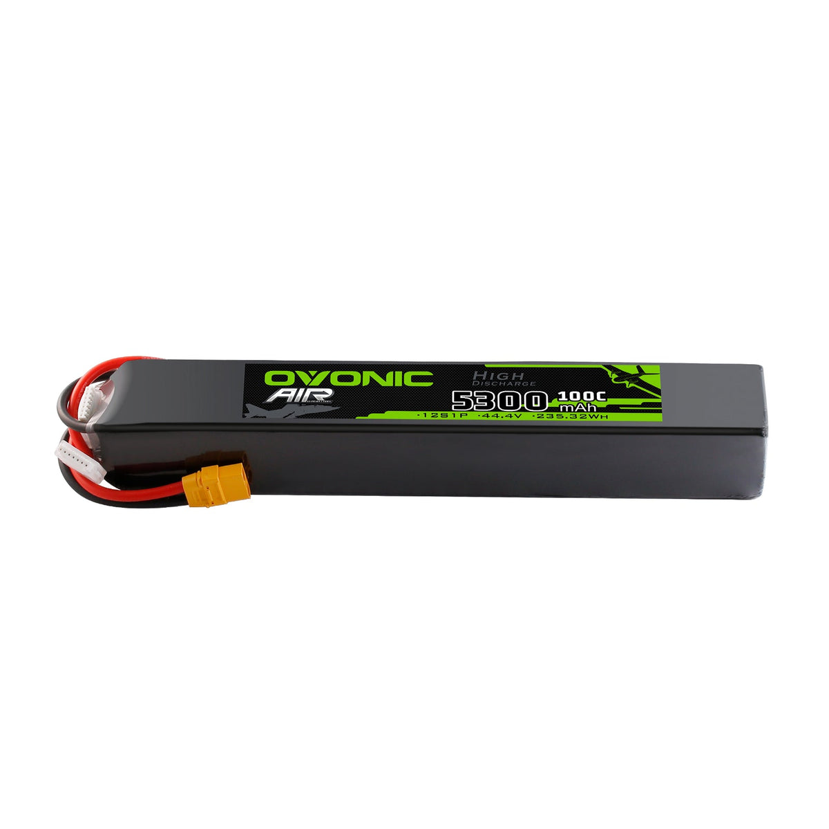 Ovonic 12S 5300mAh 100C 44.4V LiPo Battery w/XT90 Plug