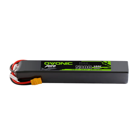 Ovonic 12S 5300mAh 100C 44.4V LiPo Battery w/XT90 Plug