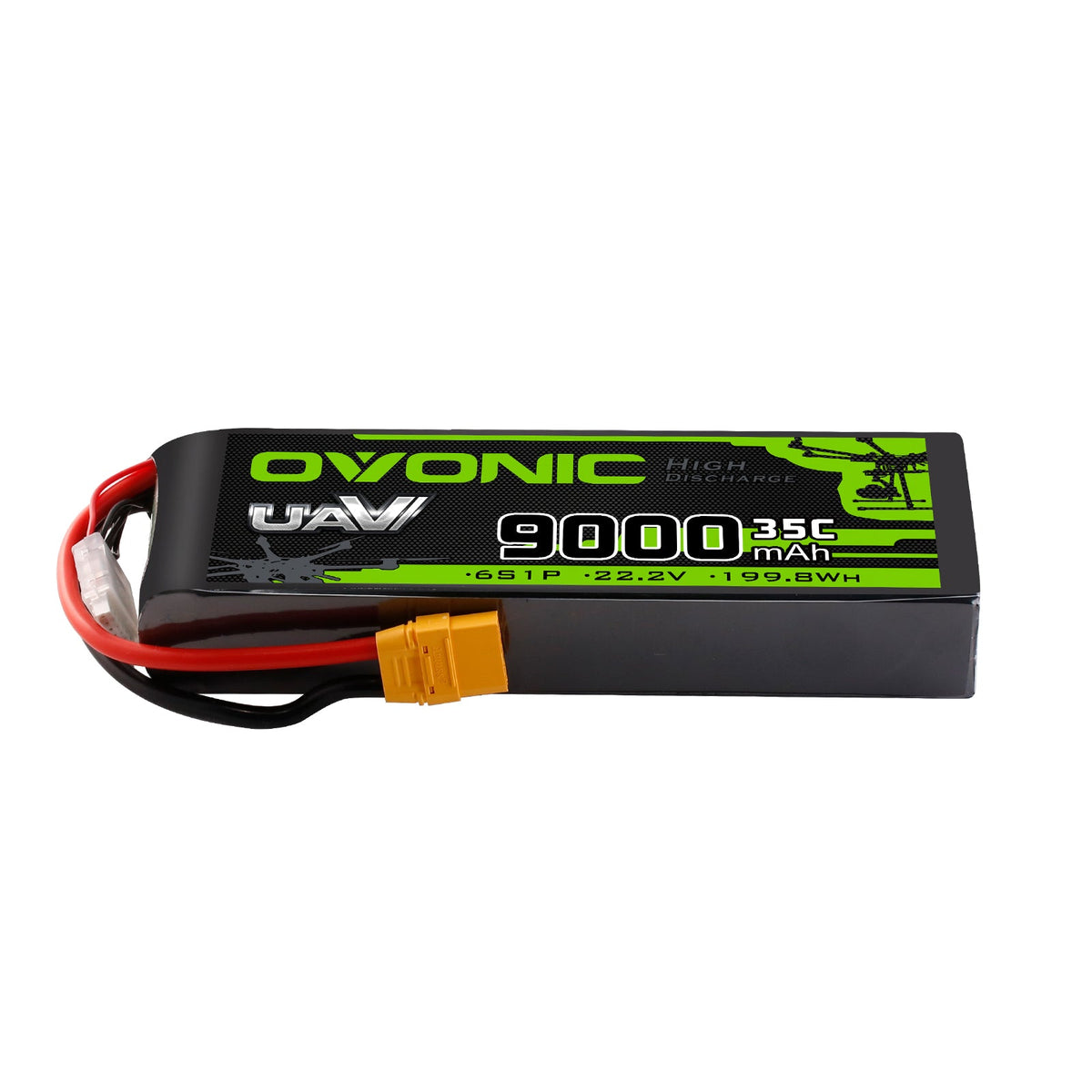 Ovonic 6S 9000mAh 35C 22.2V LiPo Battery w/XT90 Plug