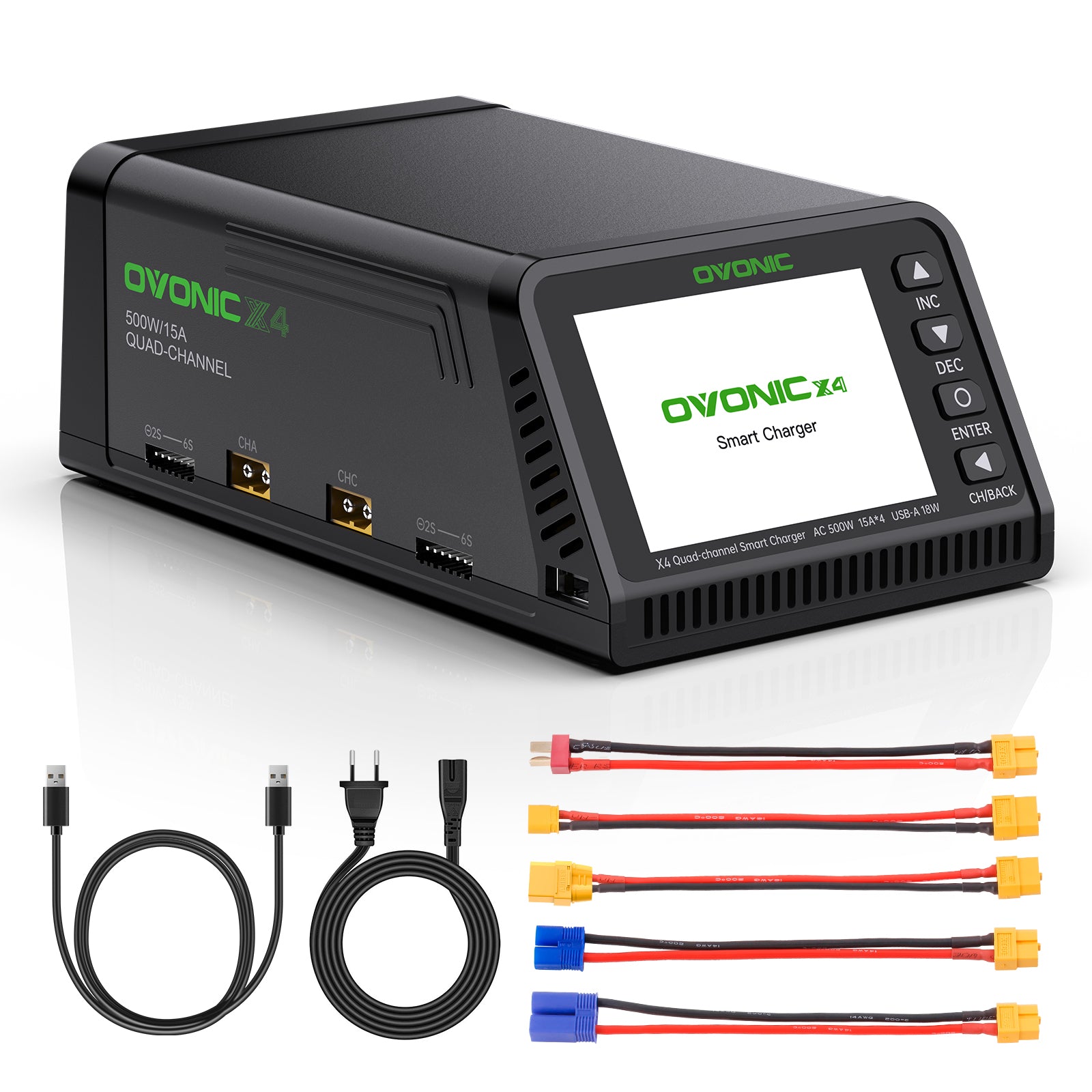Ovonic X4 500W 4-Channel Smart RC Charger