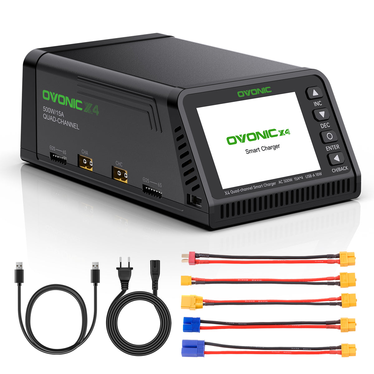 Ovonic X4 500W 4-Channel Smart RC Charger