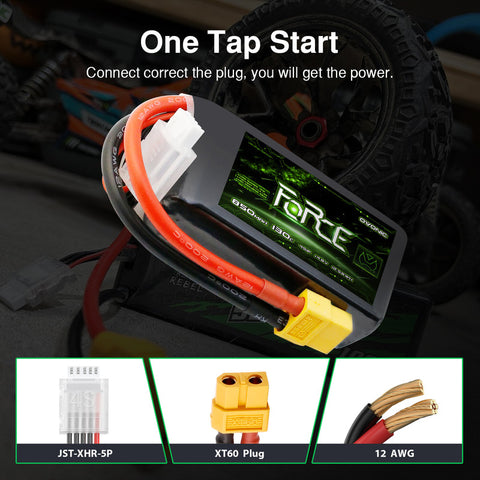 4-Pack Ovonic Force 4S 850mAh 130C 14.8V High C-Rate LiPo Battery w/XT30 Plug for FPV Quad, Freestyle Drone & Micro Jet