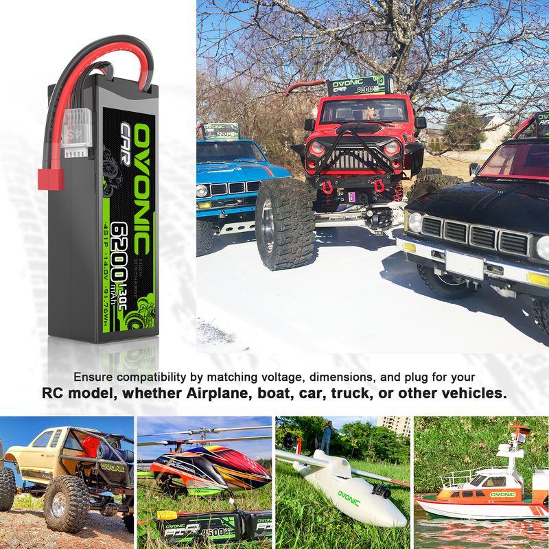 lipo battery r c hard case dimensions of battery 4s Hardcase RC Car ChinaHobbyLine 7.6V voltage Turnigy Rapid 4S2P 6500mAh 14.8V