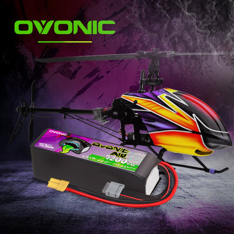 OVONIC Rebel 2.0 22.2V 5200mAh 6S 100C LiPo with XT90 & AS150 Plug for X-Class Cinelifter