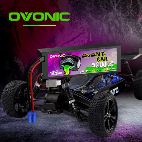 Ovonic Rebel 2.0 80C 3S 5200mAh 11.1V Hardcase Lipo Battery EC5