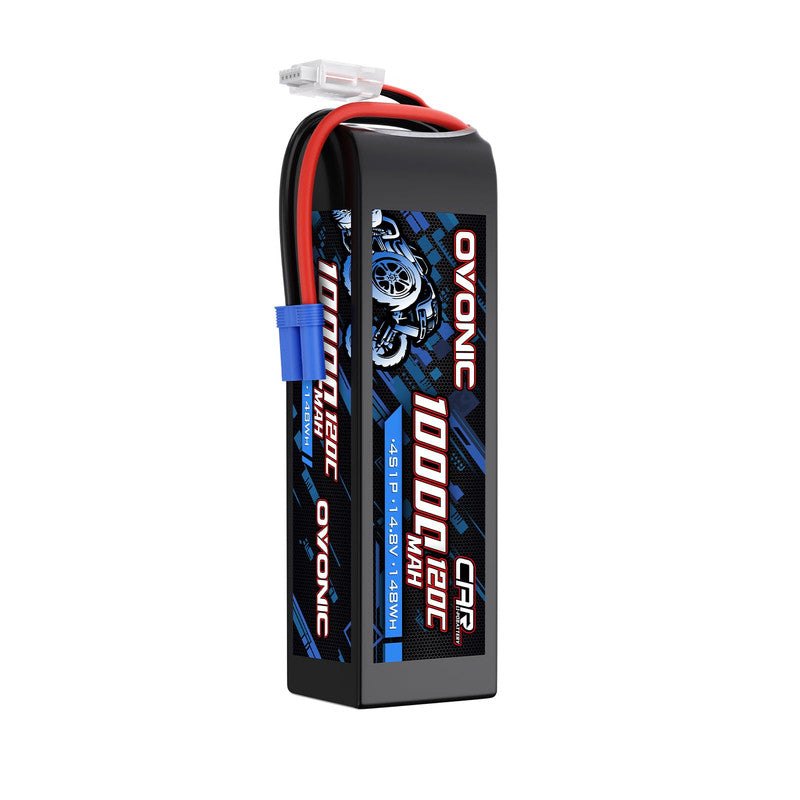 Ovonic 4S 10000mAh 14.8V 120C LiPo Battery with EC5 Plug for RC Airplane Truck Car