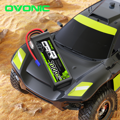 Ovonic 6S 7000mAh 130C LiPo Battery with EC5 Plug for 1/8 RC Cars Jets Boats & Drones