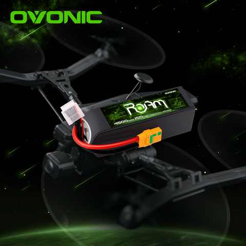 Ovonic Roam Series 6S Lipo Battery 4500mAh 6S1P 150C 22.2V Long Range Lipo Battery with XT90-S Anti Spark Plug for 7-10 inch Long Range Drone Taurus X8 6S HD Cinelifter Multirotor X-Class