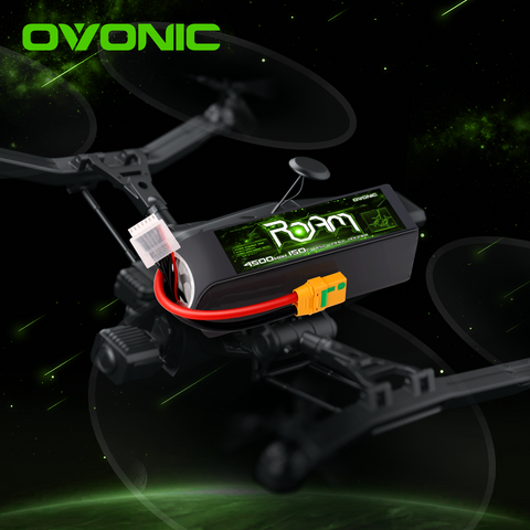 Ovonic Roam Series 8S Lipo Battery 4500mAh 8S1P 150C 29.6V Long Range Lipo Battery with XT90-S Plug for 7 8" X8 Cinelifter Long Range Drones Multirotor X-Class