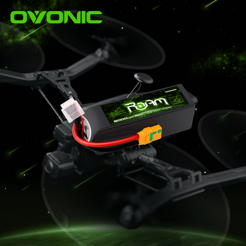 Ovonic Roam Series 6S Lipo Battery 8000mAh 6S1P 150C 22.2V Lipo Battery with XT90-S Anti Spark Plug for DJI UAV Drone X-CLASS 6S HD Cinelifter Long Range