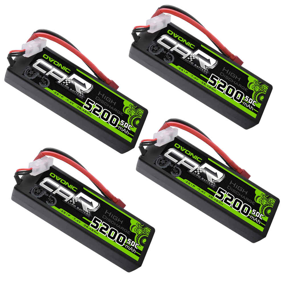 Ovonic 50c 2s 7.4v 5200mah lipo battery for RC