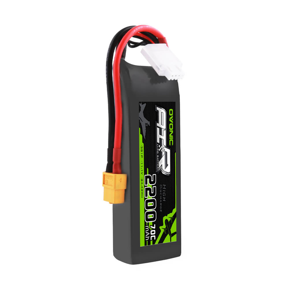 Ovonic 70C 3S 2200mAh 11.1V LiPo Battery for RC airplane