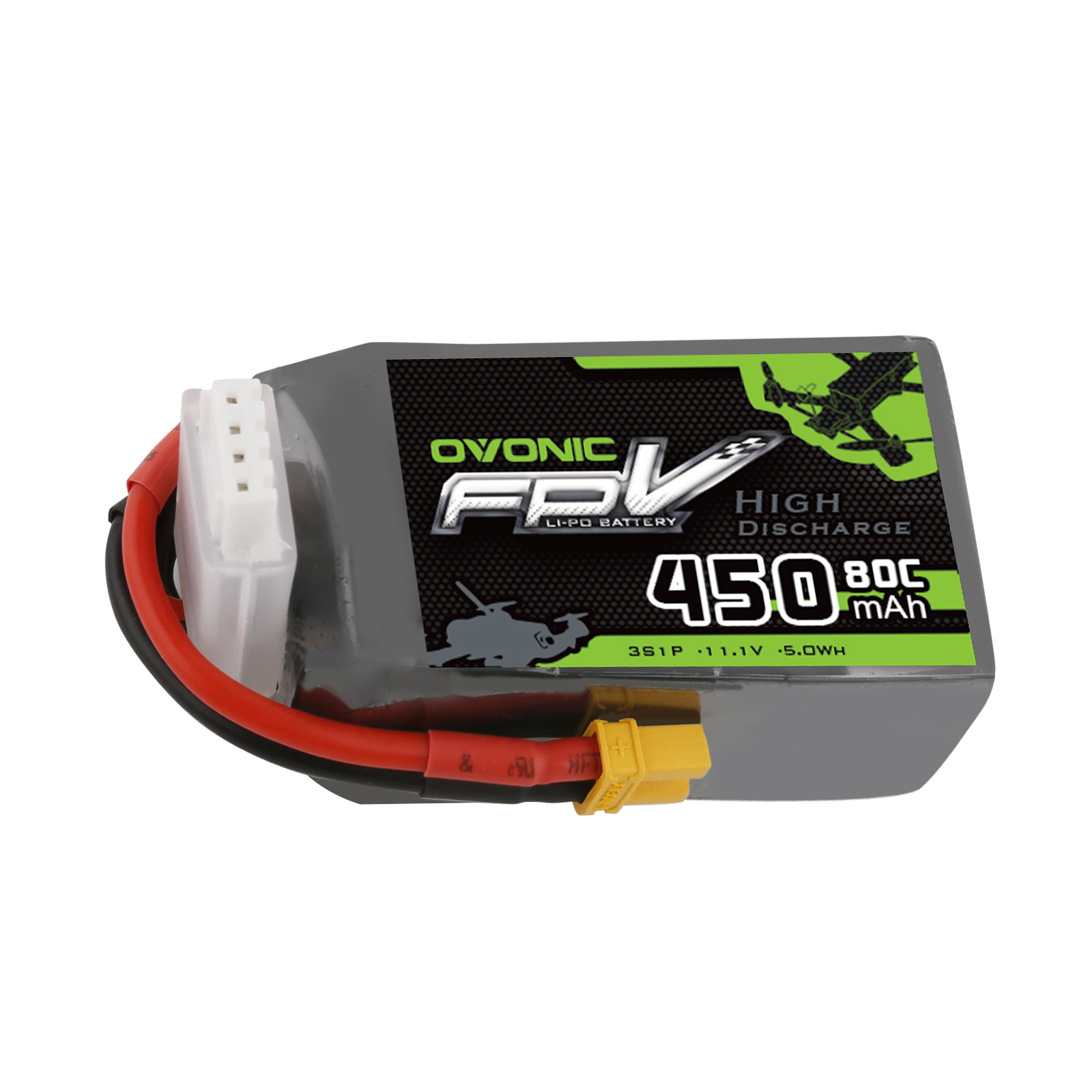 OVONIC Batería Lipo De 11.1V 80C 700mAh 3S Con Enchufe XT30 1 Paquete Que Incluye 2 Baterias OVONIC Batería Lipo De 11.1V 80C 700mAh 3S Con Enchufe XT30 1 Paquete Que Incluye 2 Baterias