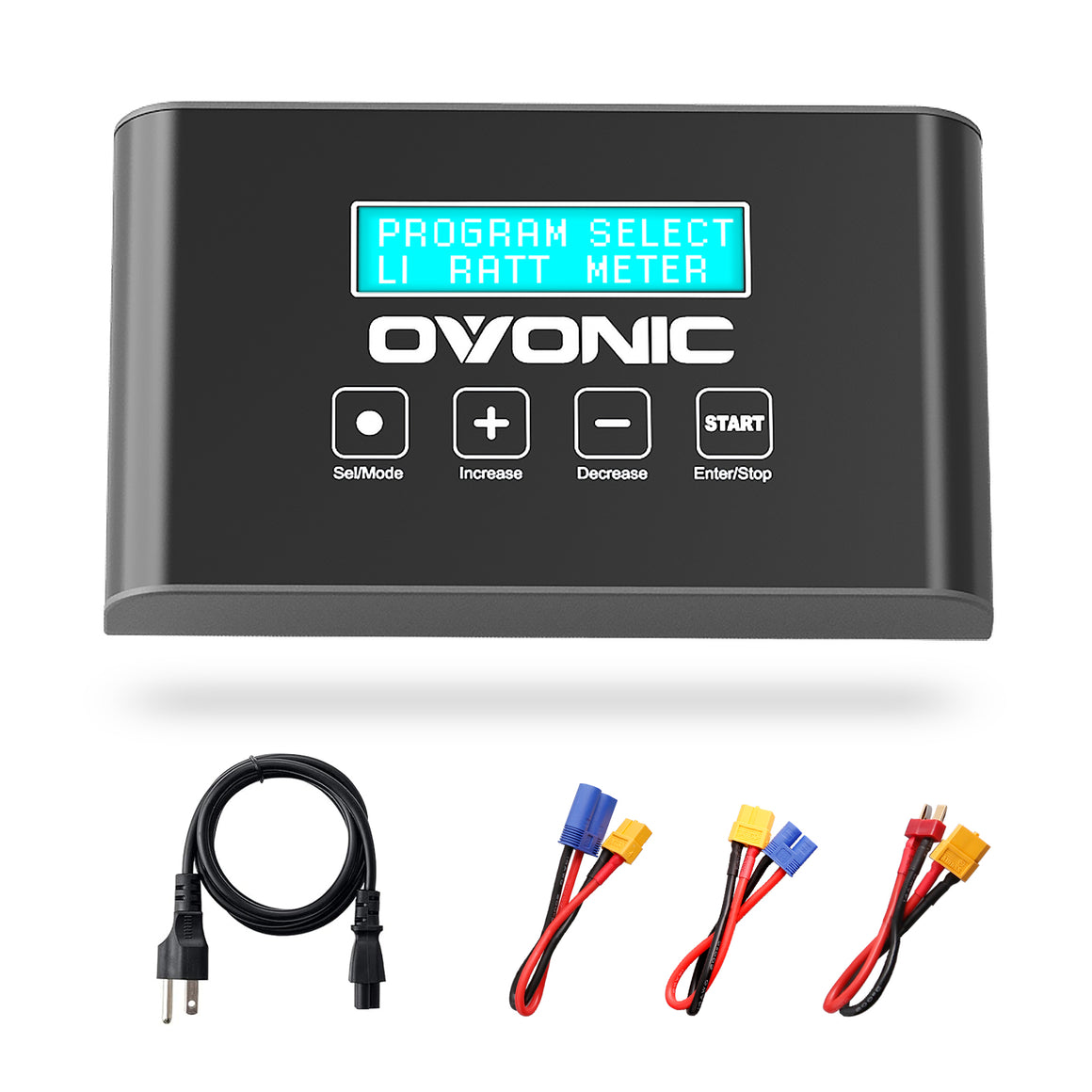 Lipo - Caricabatterie RC 80W 6A Con Bilanciatore Per LiPo/Li-Ion/LiFe/NiMH/Pb, Con Schermo LCD E Multi Connettori (XT60/Tamiya/EC5) - 4