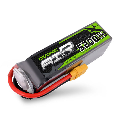 OVONIC 6S LiPo Battery 5200mAh 50C 22.2V with XT90 Plug for X-Class Drone